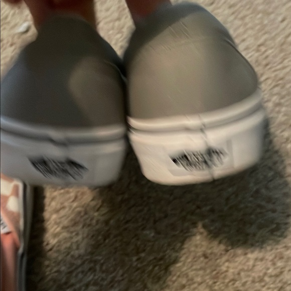 Vans Slip-On Shoes - Pink and Gray men’s 5.5 women’s 7 - Picture 3 of 7